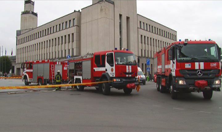 Alytuje ugniagesiai gelbėjo šachtoje įstrigusį žmogų