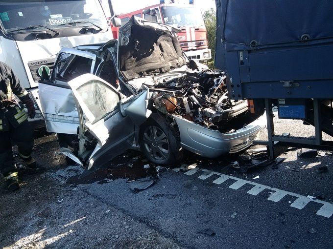 Milžiniška avarija pasienyje su Lenkija – susidūrė penki automobiliai