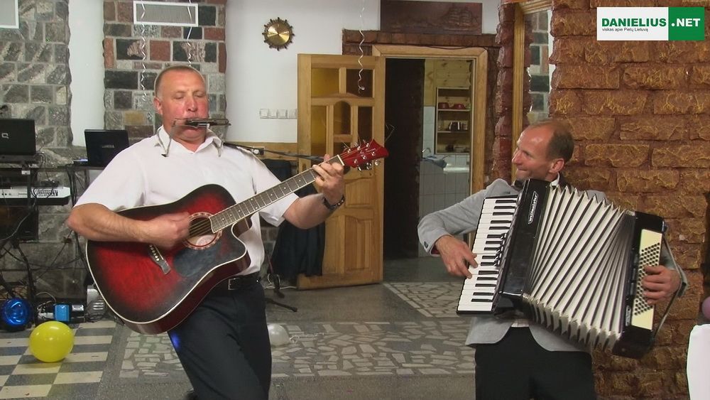 Vestuvių muzikantai Artūras Česynas ir Gintaras Matonis (video)