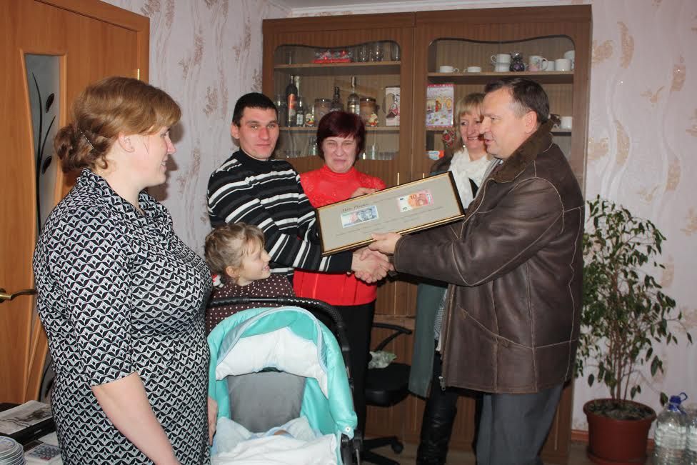 Meras Algirdas Vrubliauskas pasveikino pirmąjį šių metų naujagimį