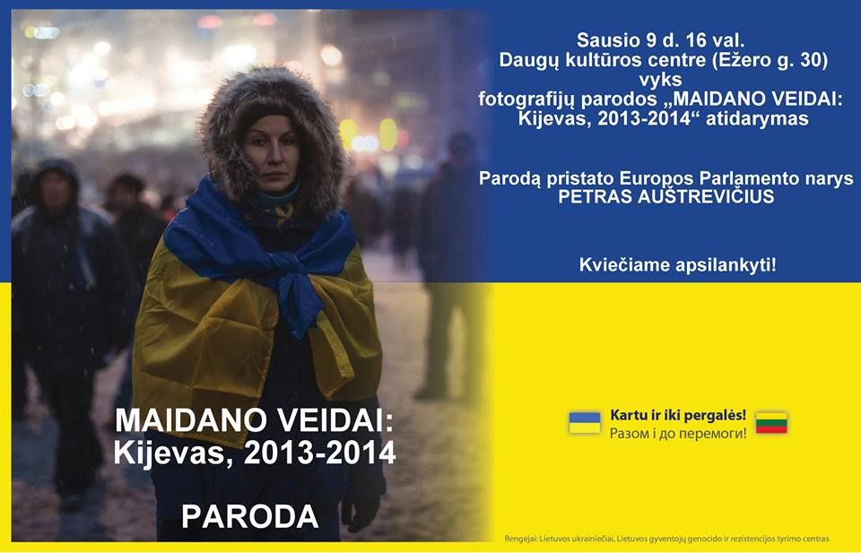 Penktadienį Dauguose pristatoma fotoparoda “Maidano veidai”