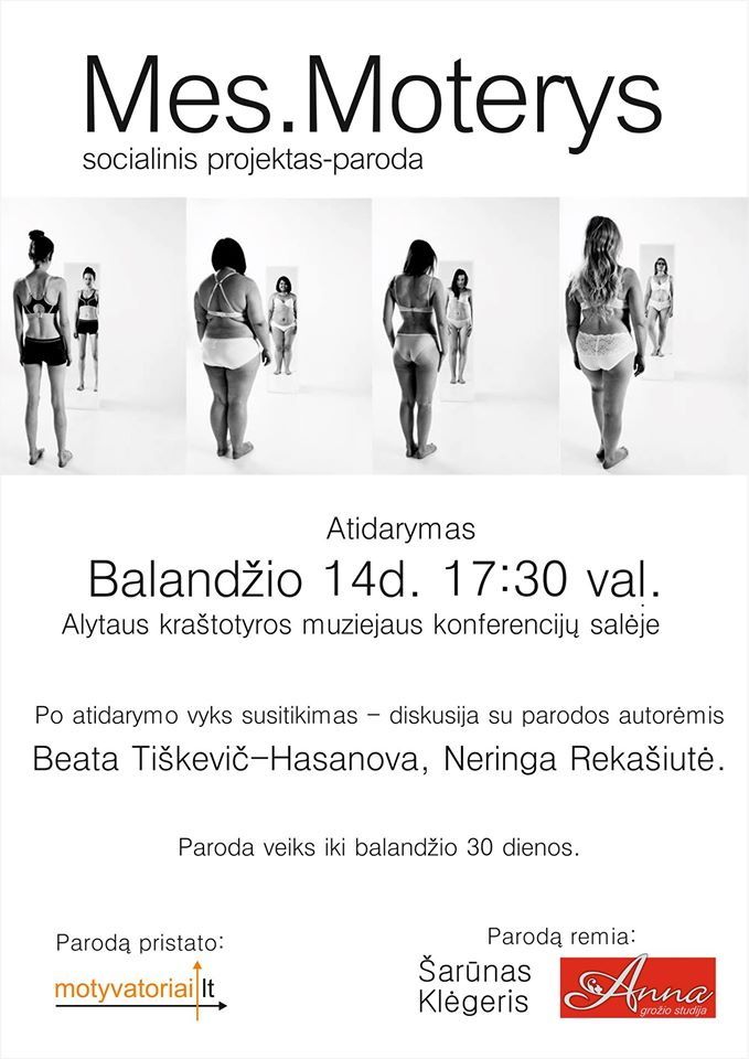 Balanžio 14-ąją Alytuje paroda  „Mes.Moterys“!