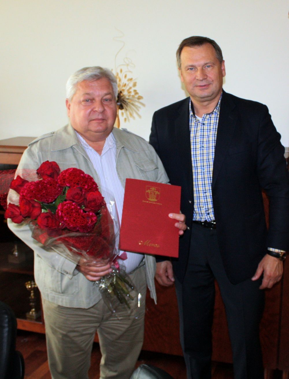 Alytaus rajono mero padėka elektros tinklų direktoriui