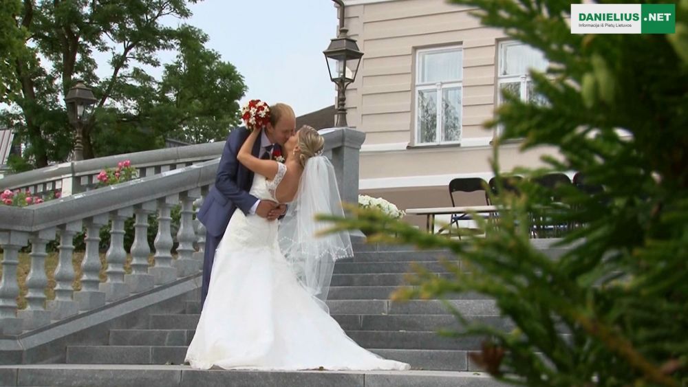 Ingos ir Gintauto gražiausios vestuvių akimirkos (video)