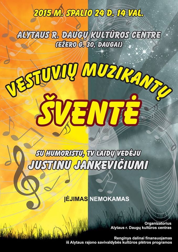Šį šeštadienį Dauguose – tradicinė vestuvių muzikantų šventė