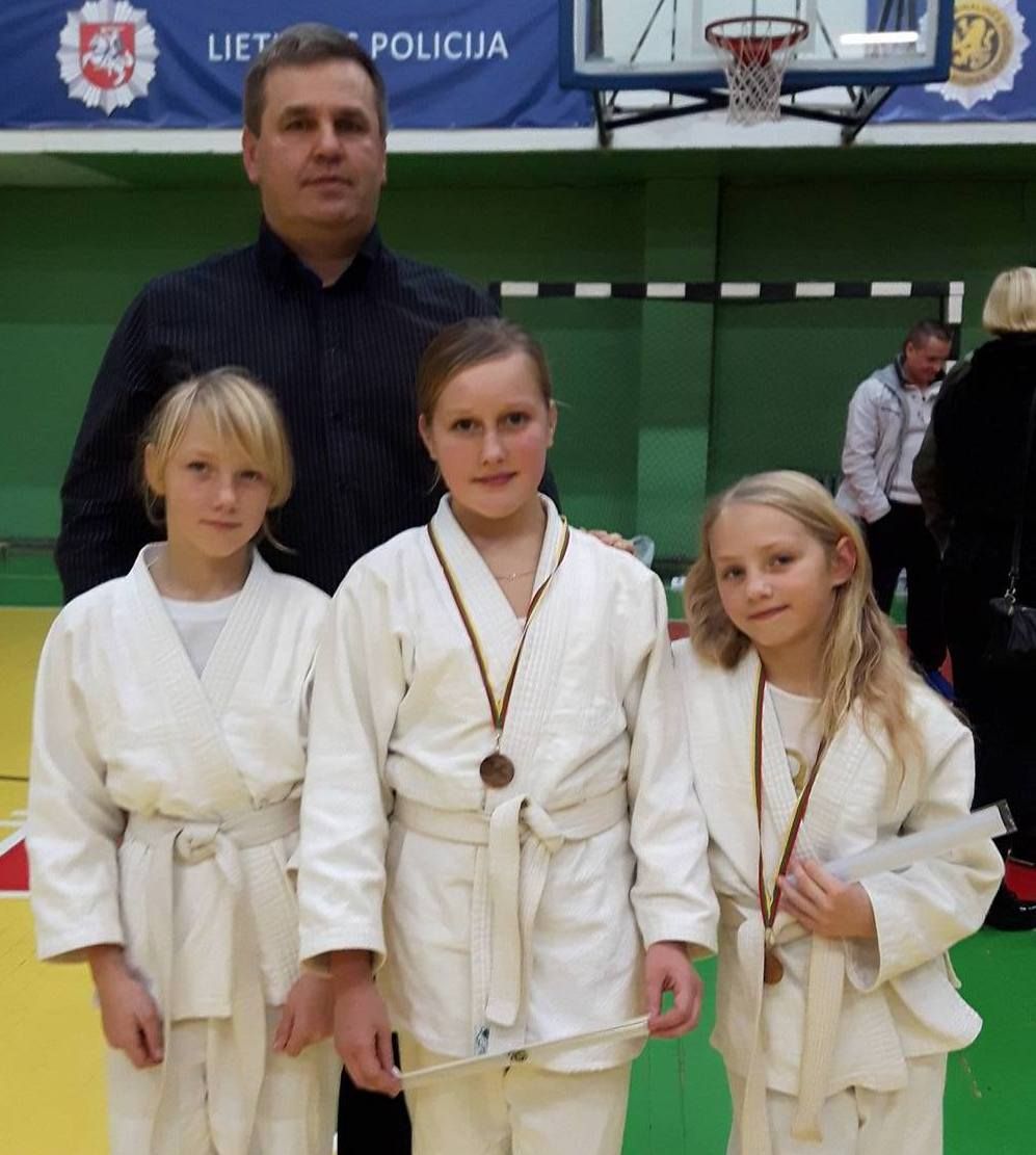 Alytaus rajono mergaičių startai Tarptautiniame merginų dziudo turnyre Kaune