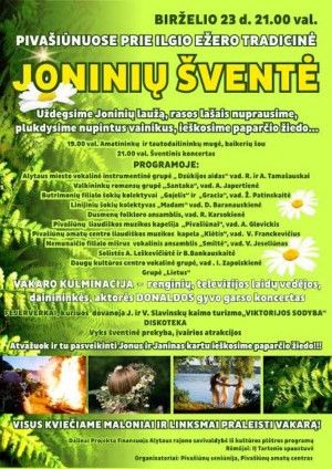 Pivašiūnai kviečia į Jonines!