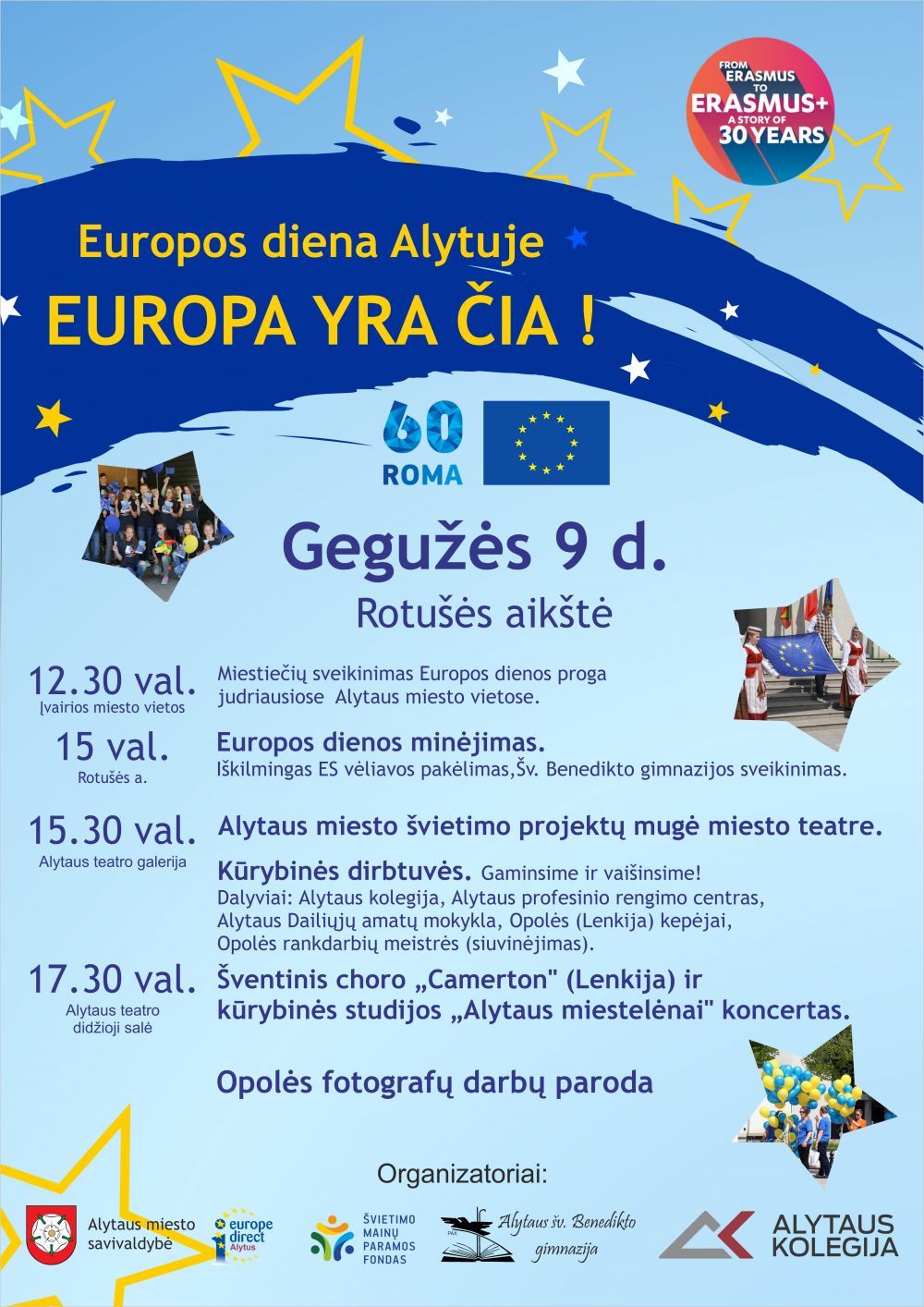 Europos dieną Alytuje kvepės pyragais