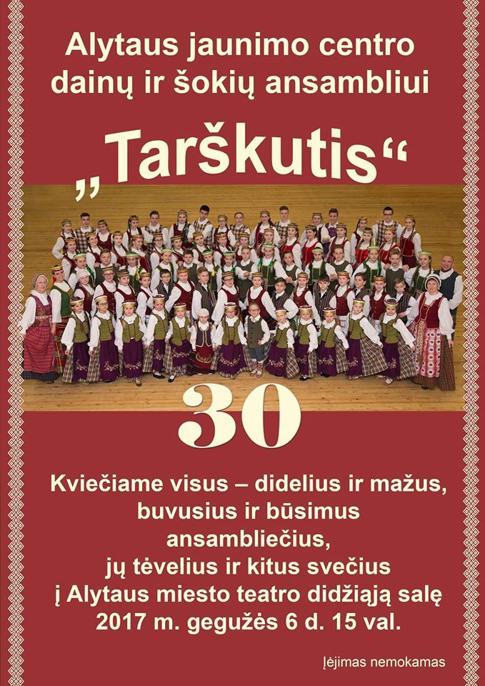 Alytaus “Tarškutis” kviečia į gimtadienio šventę!