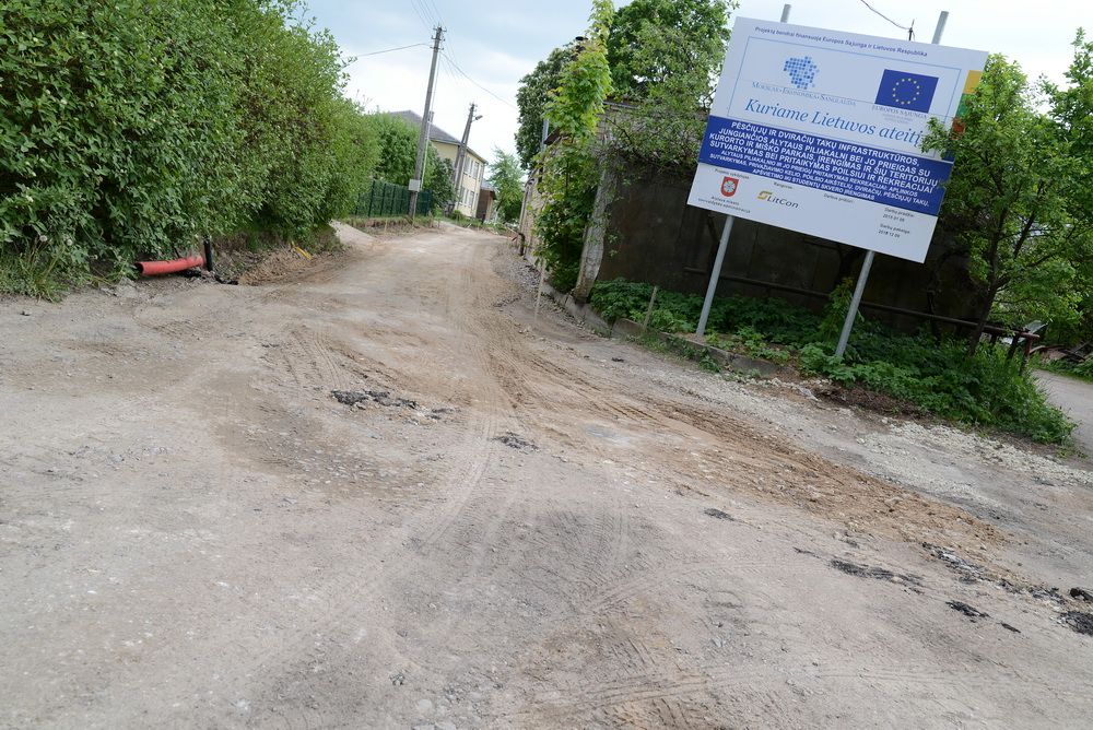 Į Alytaus piliakalnį ves naujas kelias (foto)
