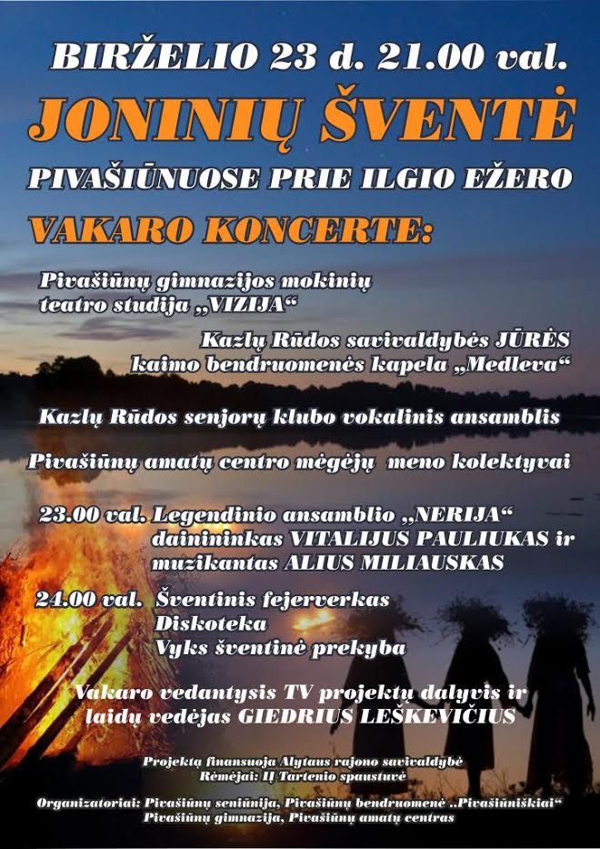 Joninės Alytaus rajone ! (Programa)