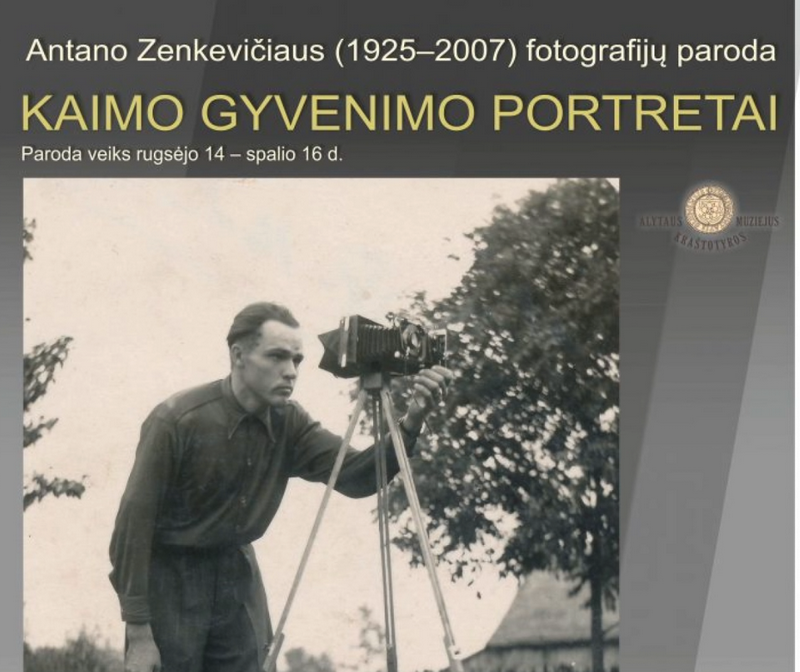 Fotografo Antano Zenkevičiaus paroda Alytaus kraštotyros muziejuje (video)