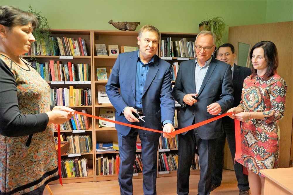 Užupių kaime atidaryta biblioteka