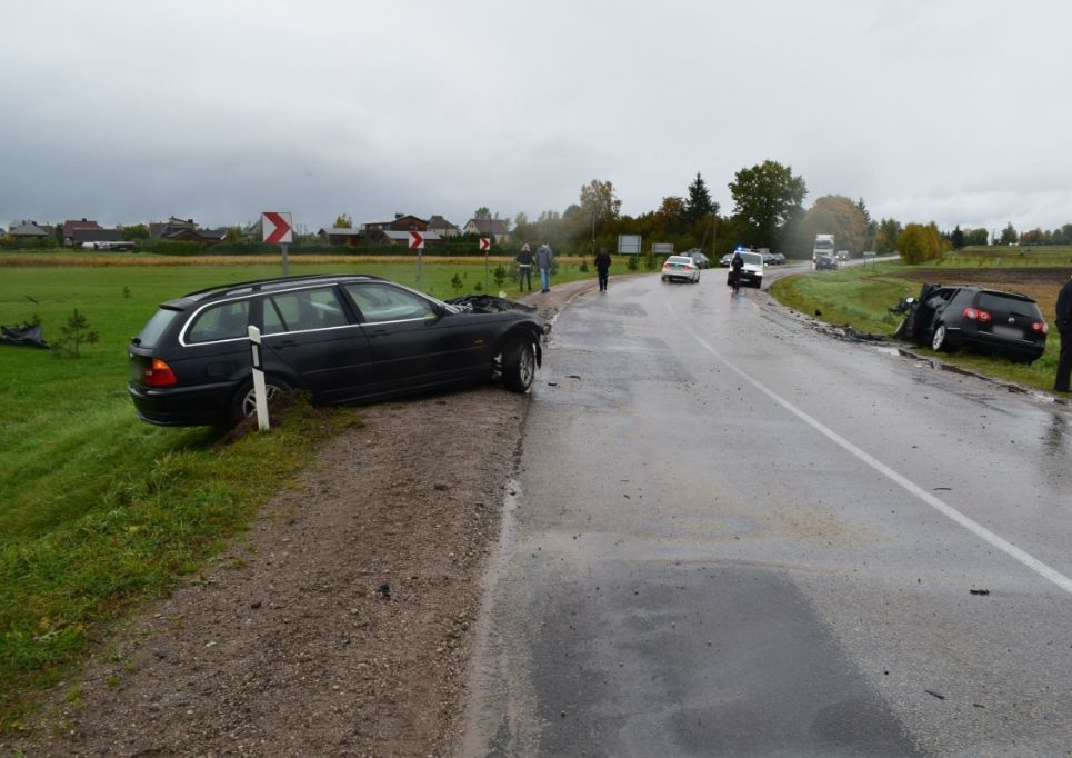 Skaudi avarija Simno kelyje (foto)