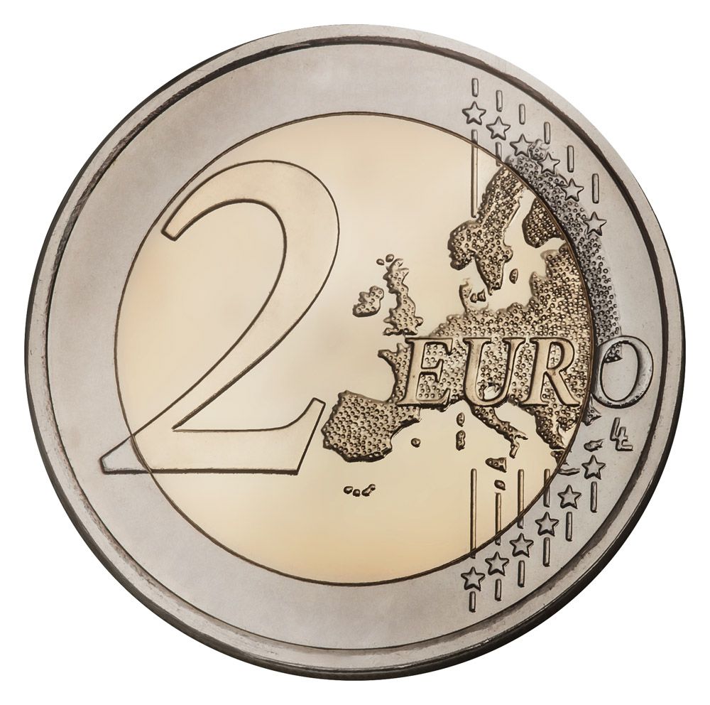 Alytuje inkasatoriai aptiko padirbtą 2 eurų monetą