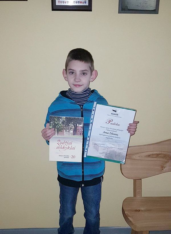 Raštingiausias Alytaus rajono penktokas mokosi Pivašiūnų gimnazijoje
