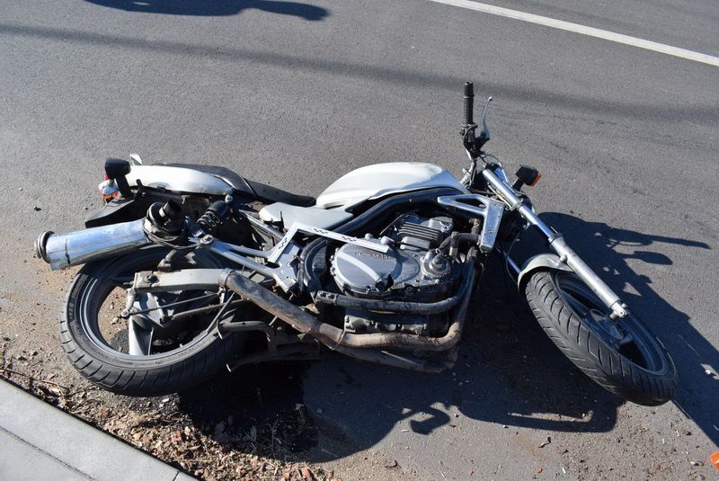 Alytuje susidūrė motociklas ir “Toyota” (foto)