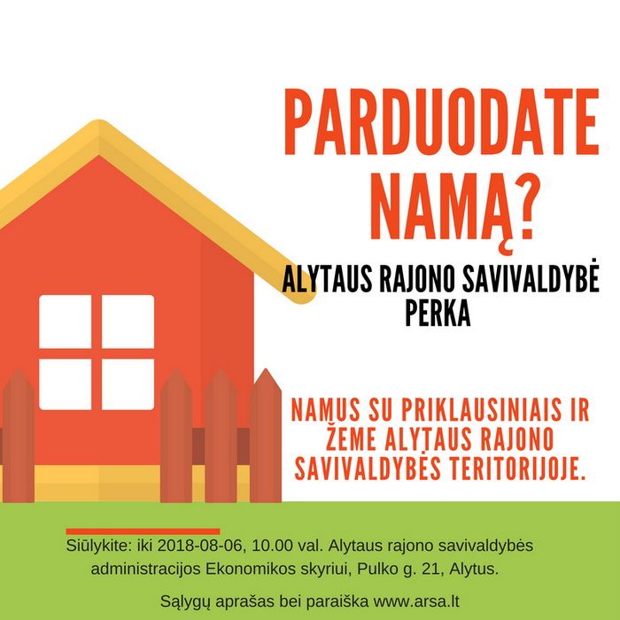 Savivaldybė perka namus