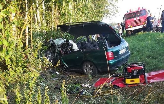 Skaudi avarija Merkinės kelyje