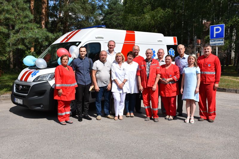 Varėnoje jau rieda naujas greitosios medicinos pagalbos automobilis