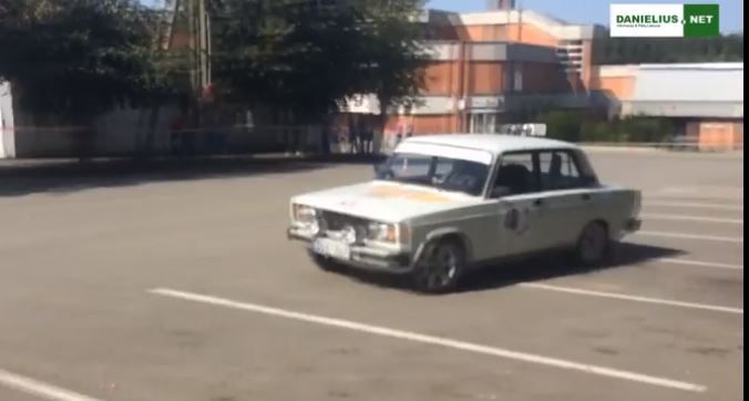 Ralio “Aplink Lietuvą”mašinos zujo ir po Daugus (video)