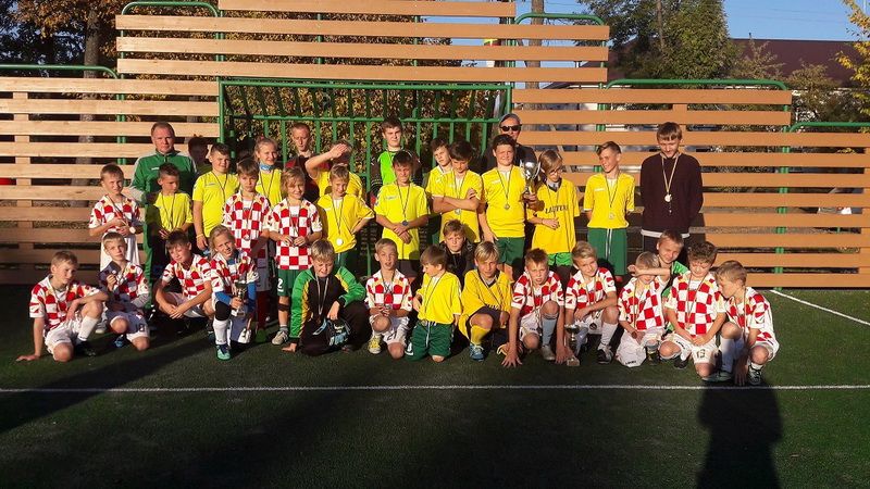 Vaikų futbolo turnyras Dauguose „Rudens taurė 2018“