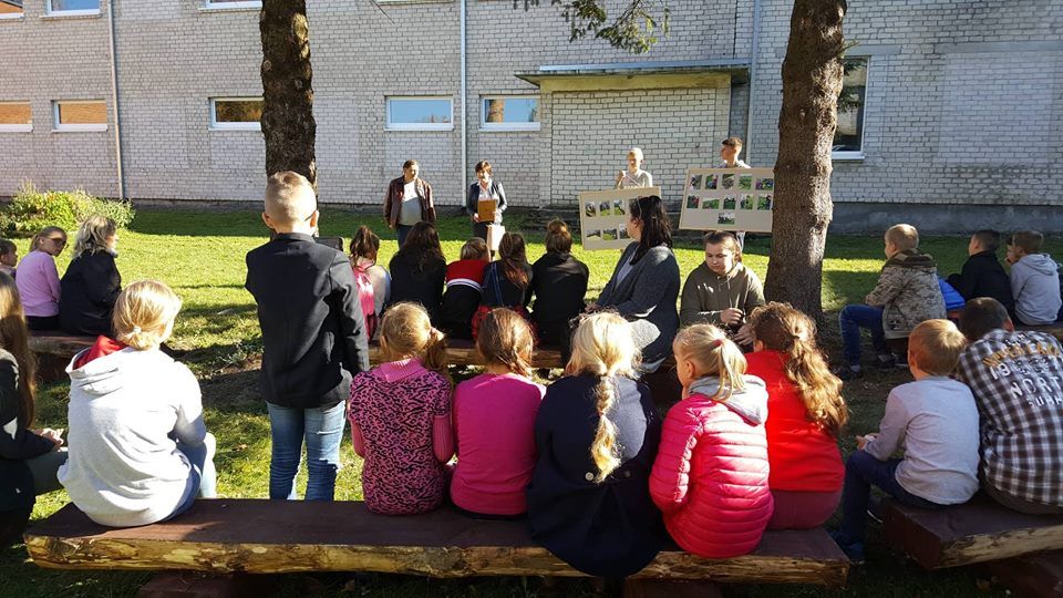 Lauko klasės atidarymas  Alovės pagrindinio ugdymo skyriuje