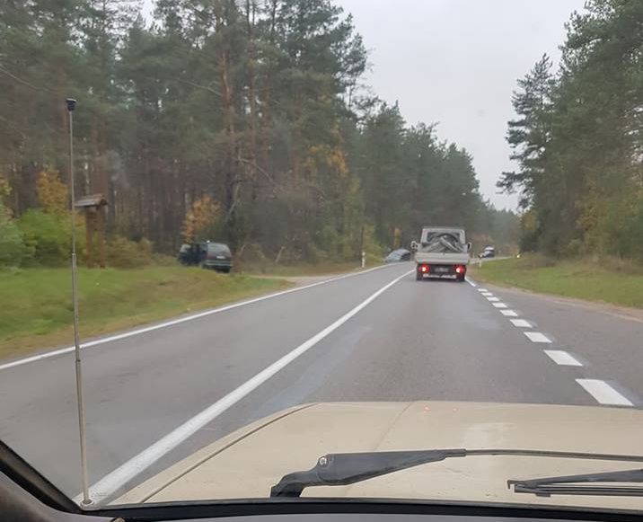 Babriškės-Varėna kelyje susidūrė trys automobiliai