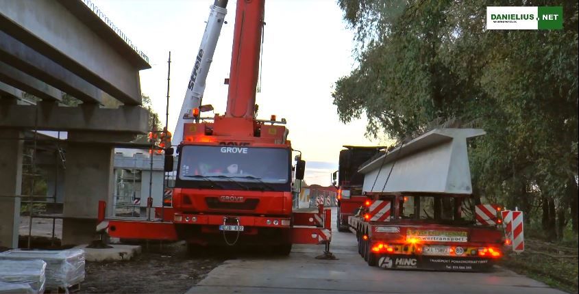 Statoma Rusnės estakada (video)