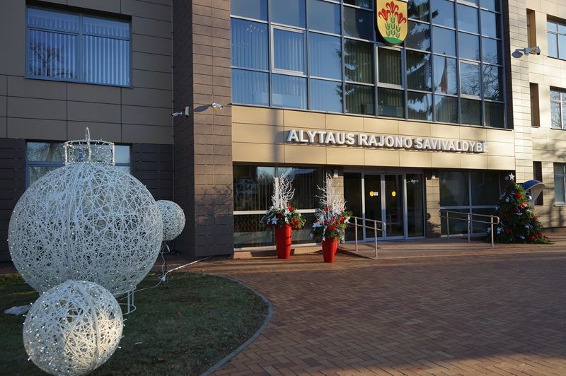Kalėdinių eglučių Alytaus rajone įžiebimo grafikas