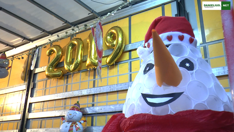 Kalėdų eglutės įžiebimas Venciūnuose (video)