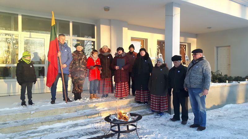 Akcija ,,Keturiolika Laisvės liepsnų” Kumečiuose (foto)