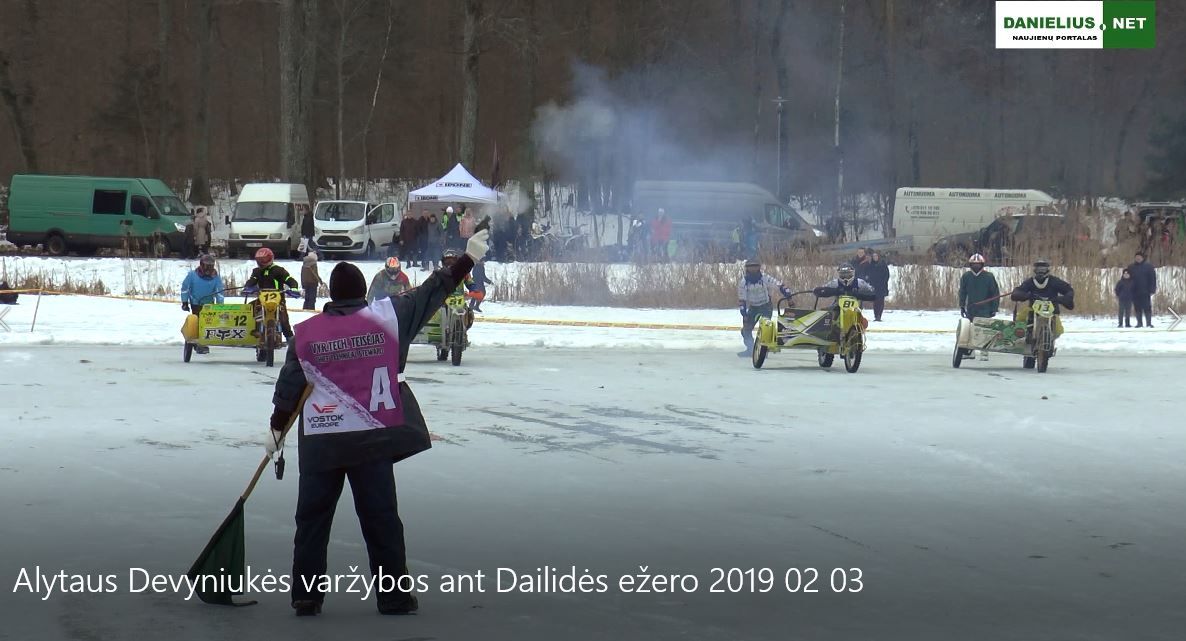 Alytaus “Devyniukės” moto varžybos ant Dailidės ežero (video)