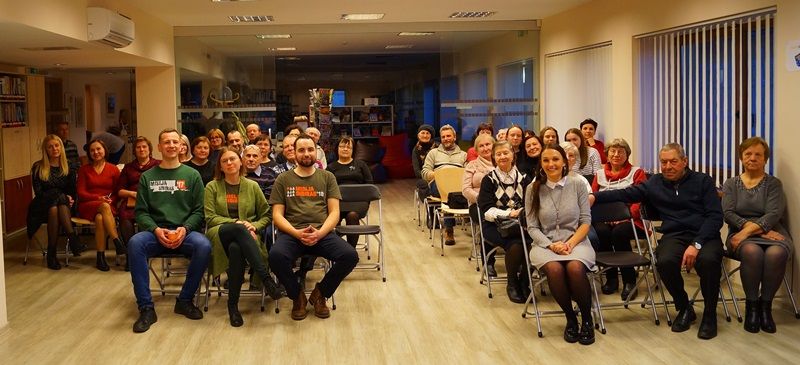 „Misija Sibiras‘18“ dalyviai lankėsi Varėnos viešojoje bibliotekoje