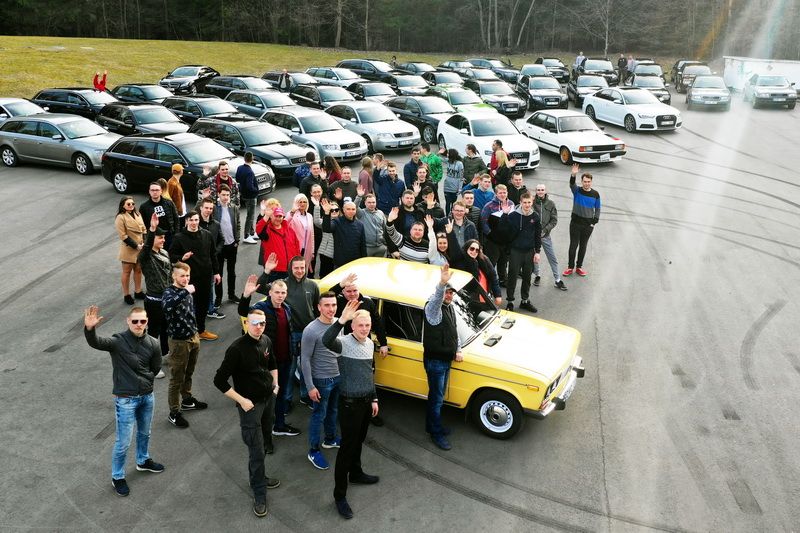Alytaus “Audi Club Alytus” gerbėjai prisistatė miestui! (video)