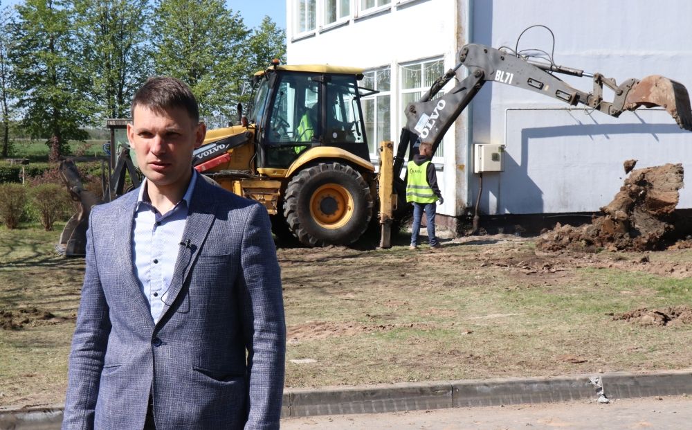 Miklusėnuose remontuojamos gatvės, įrengiamos poilsio aikštelės