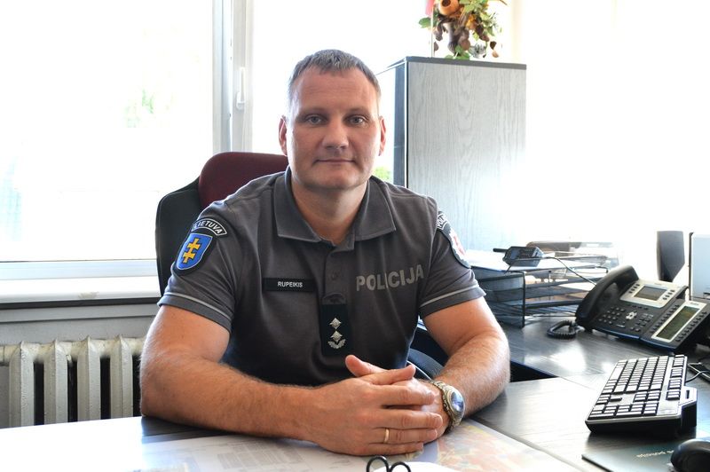 Prienų policijos komisariato viršininku paskirtas Andrius Rupeikis