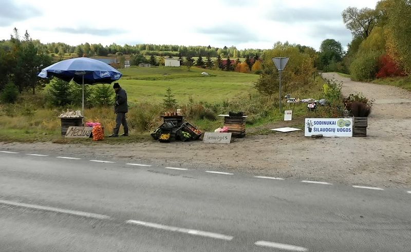 Šalikelės Kaniūkai-Merkinė Algimanto turgelis Poteronių kaime (video)