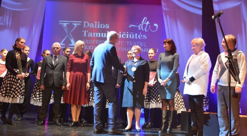 Dešimtojo Dalios Tamulevičiūtės profesionalių teatrų festivalio uždaryme nominuoti geriausi teatro kūrėjai (foto)