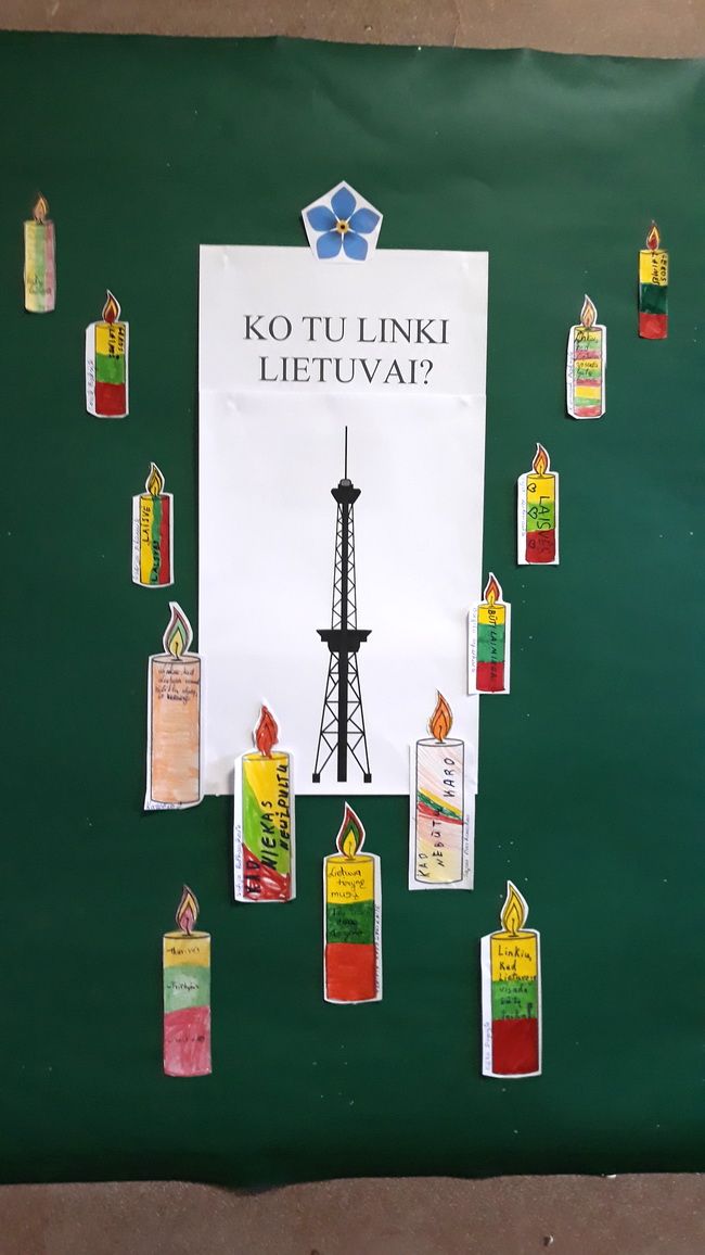 Sausio 13-osios paminėjimas Pivašiūnų muzikos skyriuje