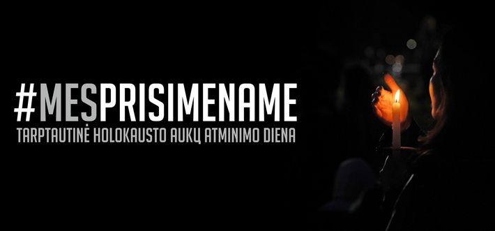 Holokausto aukų atminimo dienai skirti renginiai ir akcija „Mes prisimename“ – „We remember“ Alytaus rajone