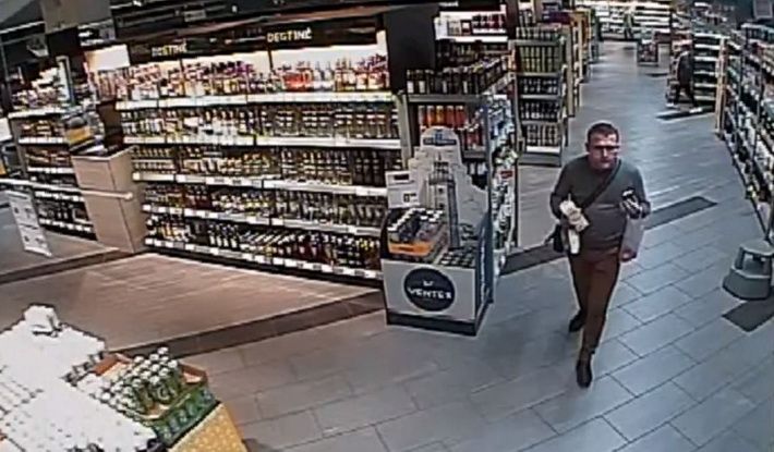 Nesumokėjo už alkoholį (video)
