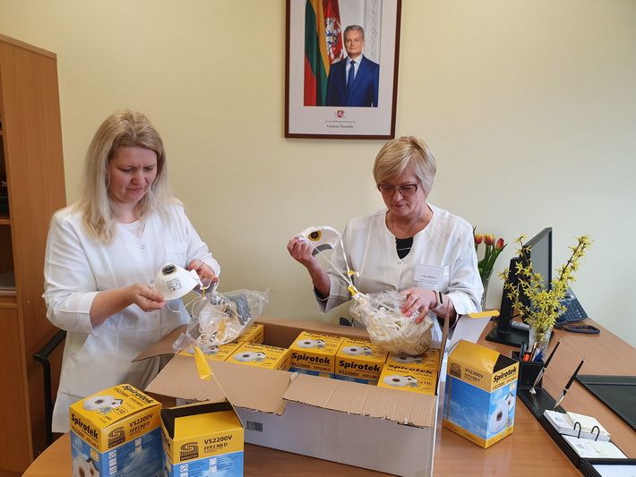 Alytaus medikams netikėta verslininko dovana