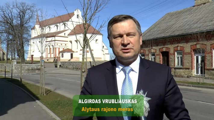 Algirdas Vrubliauskas Alytaus rajono meras visus sveikina su Šv. Velykomis!