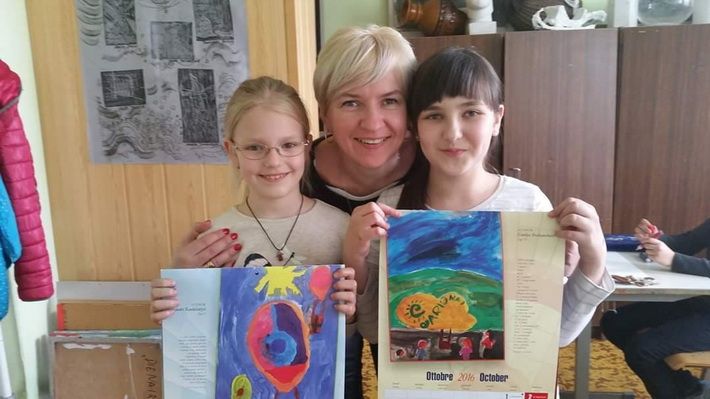 Italijos laikraštyje „Il Mattino“ – publikacija apie izoliuotoms italų šeimoms skirtus  jaunųjų Varėnos dailininkų piešinius
