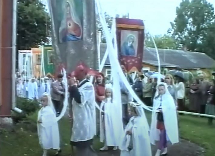 Santaikos Šv. Antano atlaidai-1994. Vlado Krušnos archyvas (video)