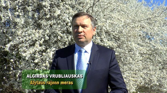 Meras Algirdas Vrubliauskas sveikina medicinos darbuotojus su profesine švente (video)