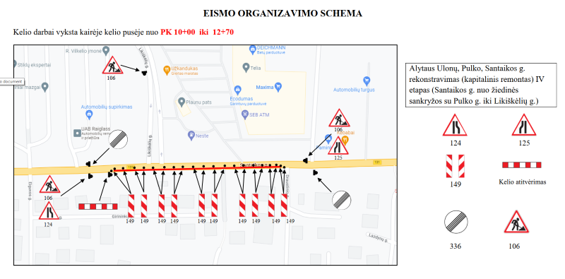 Vairuotojų prašoma dėmesio ir atidumo ties Santaikos – Likiškėlių gatvių sankryža